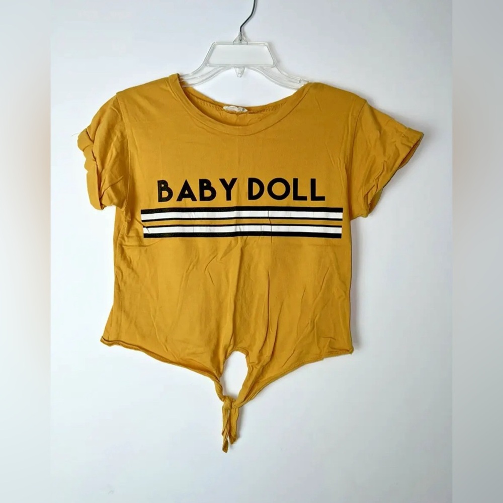 Local Lab Short Sleeve Tee Baby Doll Print Size XS